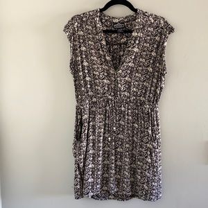 Angie Black Boho Pattern Dress